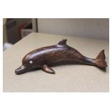 Exotic Wood Carved Dolphin