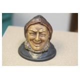 Antique Captain Small Pottery Bust?