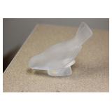 Lalique Frost Glass Sparrow