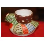 Small Bird Form Kutani Cup