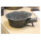 Antique Chinese Bronze Silk Iron