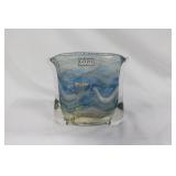 A Gozo Art Glass Widemouth Vase