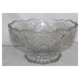 A Pressed Glass Bowl