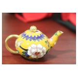 A Vintage Chinese Small Cloisonne Teapot