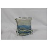 A Gozo Art Glass Widemouth Vase