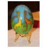 Signed Lacquer Egg