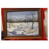 A Signed Horton Oil on Board Painting