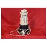 A Carved Bone Lamp