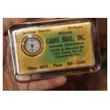 Old Building Supplies Compass Paperweight