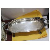 A Silverplated Footed Tray