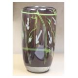 Signed Artglass Vase