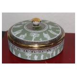 Greek Design Glass Container