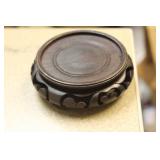 Vintage Carved Chinese Wood Stand