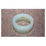 Antique Chinese White Jade Ring