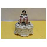 An Antique Ceramic Trinket Box