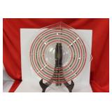 A Glass Octagon Tray