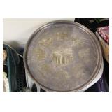 German Silverplate Tray/Wall Hanger