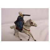 A Metal Horse with Rider