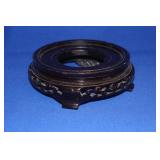 A Vintage Carved Chinese Wooden Stand