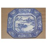 Antique Japanese Blue and White Imari Plate