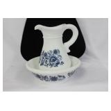 Avon Milkglass Miniature Pitcher and Bowl