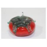 A Signed Gozo Glass Tomato