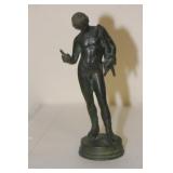 Solid Bronze Nude Male Figure