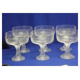 Set of 6 Rosenthal Bleikristall Water Goblets