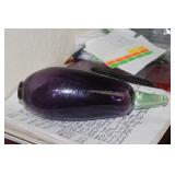 Signed Kosta Boda Art Glass Egg Plant