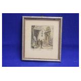 Vintage Willi Foerster Kleingraphik Print