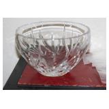 Signed Waterford Cut Crystal Bowl