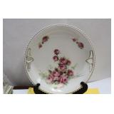 An Antique Silesia Rose Plate