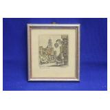 Vintage Willi Foerster Kleingraphik Print