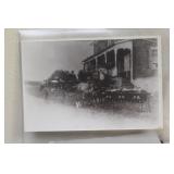 B&W Photograph of a Horse Wagon