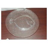 A Glass Fish Plate