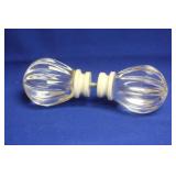 Pair of Lucite Door Knobs
