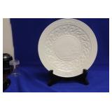 A Belleek 1974 Christmas Plate