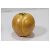 A Signed Gozo Glass Peach