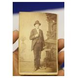 Black and White Photograph of a Man