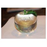 Art Glass Apple Paperweight