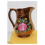 A Ceramic Lusterware Pitcher