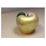 Iridesent glass apple