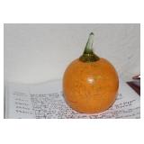 Signed Kosta Boda Art Glass Orange