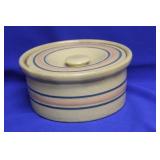 An Unmarked Roseville Pottery Crock