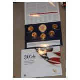 2014 US Mint Uncirculated Silver Eagle Coin Set