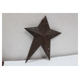 A Hanging Metal Star Ornament