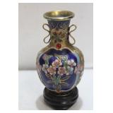 A Cloisonne Vase on Stand