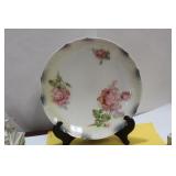 An Antique P.K. Silesia Rose Plate