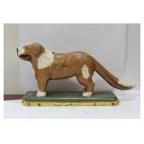 A Vintage/Antique Polychrome Dog Form Nutcracker