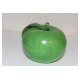 Art Glass Green Apple